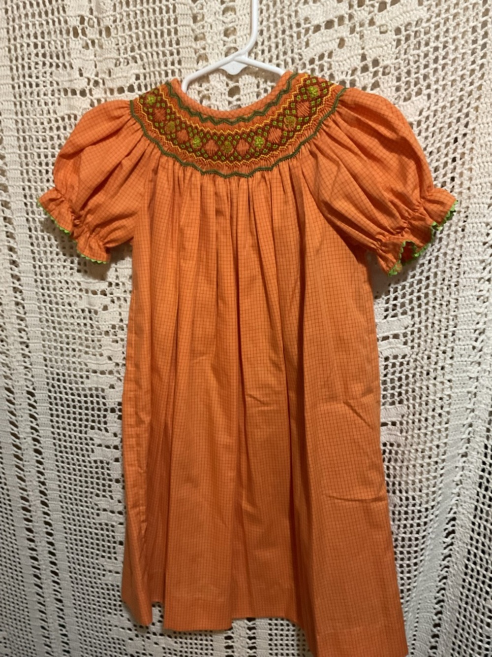 Silly Goose Hand Smocked Girls Dress size 3